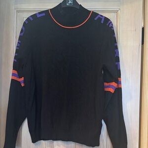 Naiif Black and Purple Sweater